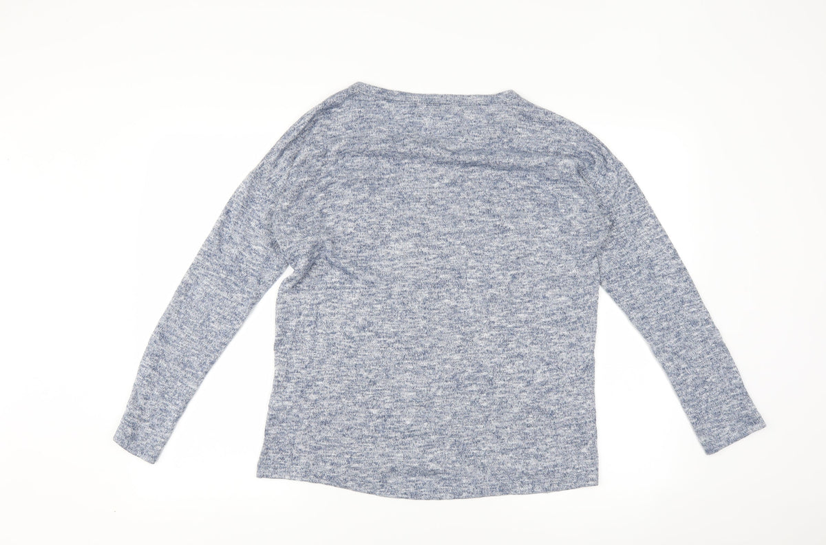 Next Womens Blue   Pullover Jumper Size 10  - slogan