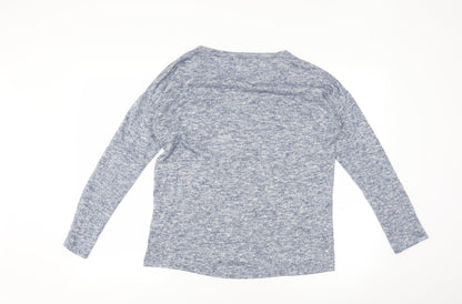 Next Womens Blue   Pullover Jumper Size 10  - slogan