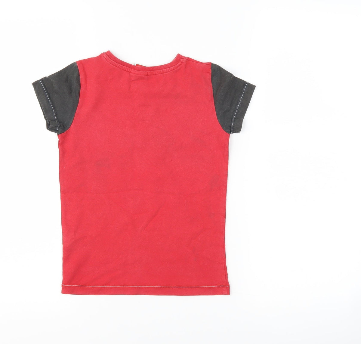 Next Boys Red   Basic T-Shirt Size 5 Years  - lego mini figures