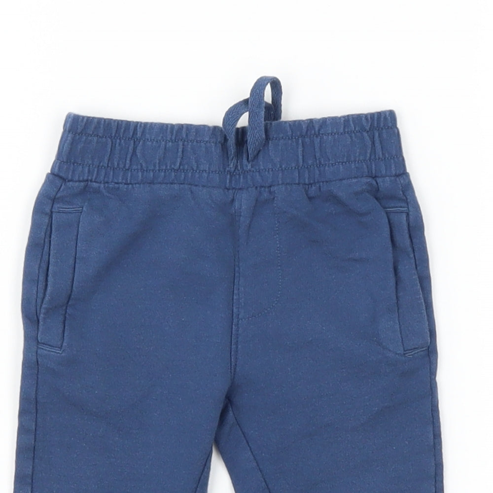 Mothercare Boys Blue   Jogger Trousers Size 3-6 Months