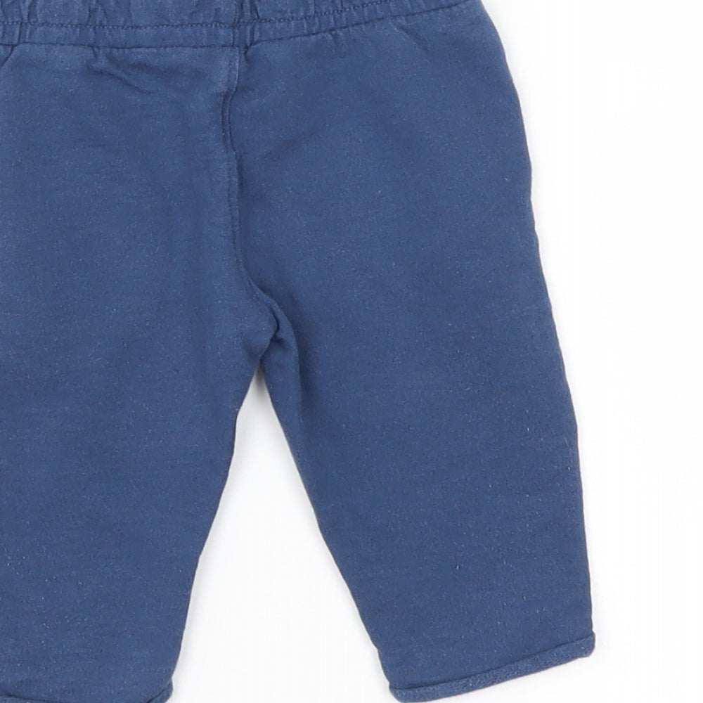 Mothercare Boys Blue   Jogger Trousers Size 3-6 Months