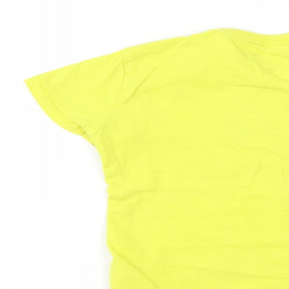 Next Boys Yellow   Basic T-Shirt Size 18-24 Months  - i am one