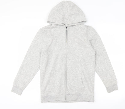 George Girls Grey   Full Zip Hoodie Size 11-12 Years
