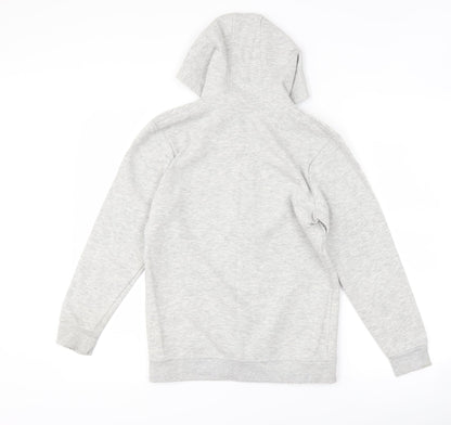 George Girls Grey   Full Zip Hoodie Size 11-12 Years