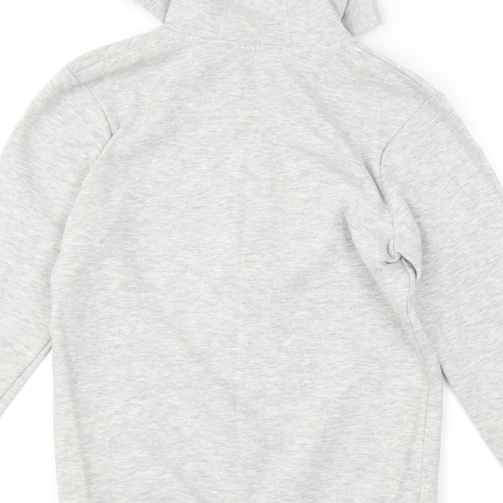 George Girls Grey   Full Zip Hoodie Size 11-12 Years