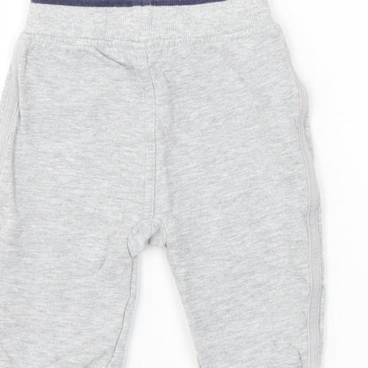 George Boys Grey   Jogger Trousers Size 6-9 Months