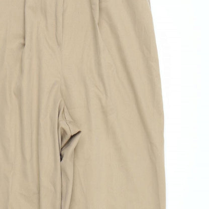Womens UK Size 14 Essentials Regular Fit  Beige Trousers