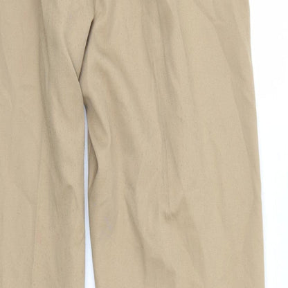 Womens UK Size 14 Essentials Regular Fit  Beige Trousers