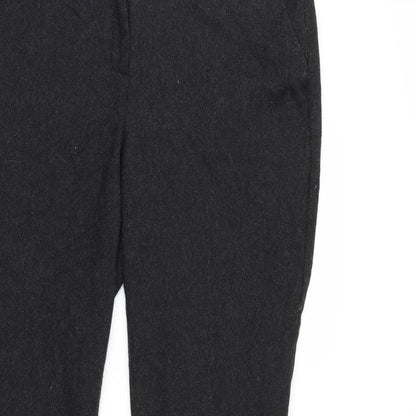Womens UK Size 14 M&S Regular Fit  Black Trousers