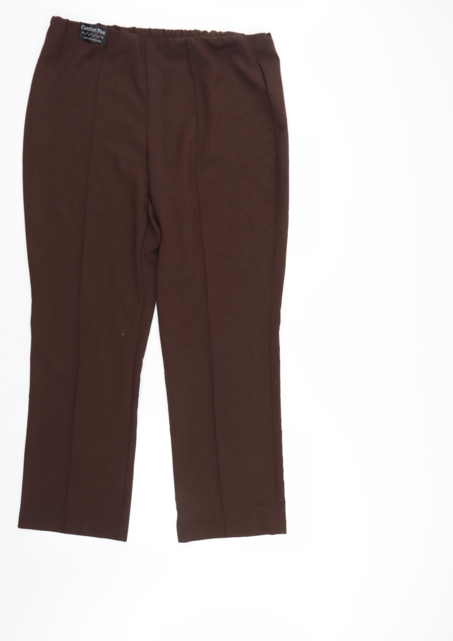 Classic Womens Brown   Trousers  Size 14 L28 in