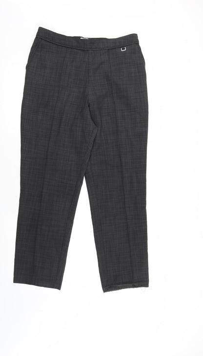 Womens UK Size 12 M&S Regular Fit  Grey Trousers