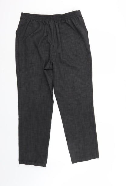 Womens UK Size 12 M&S Regular Fit  Grey Trousers