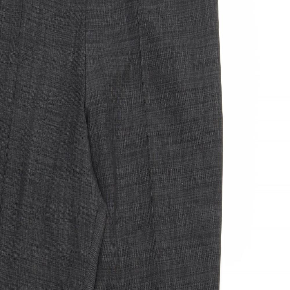 Womens UK Size 12 M&S Regular Fit  Grey Trousers