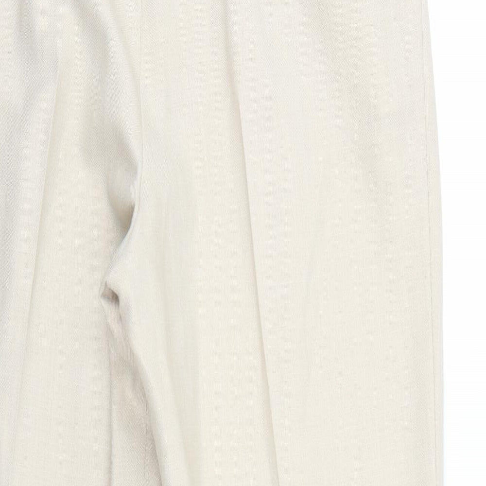 Holmewood Womens Ivory   Trousers  Size 16 L28 in