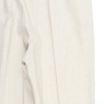 Holmewood Womens Ivory   Trousers  Size 16 L28 in