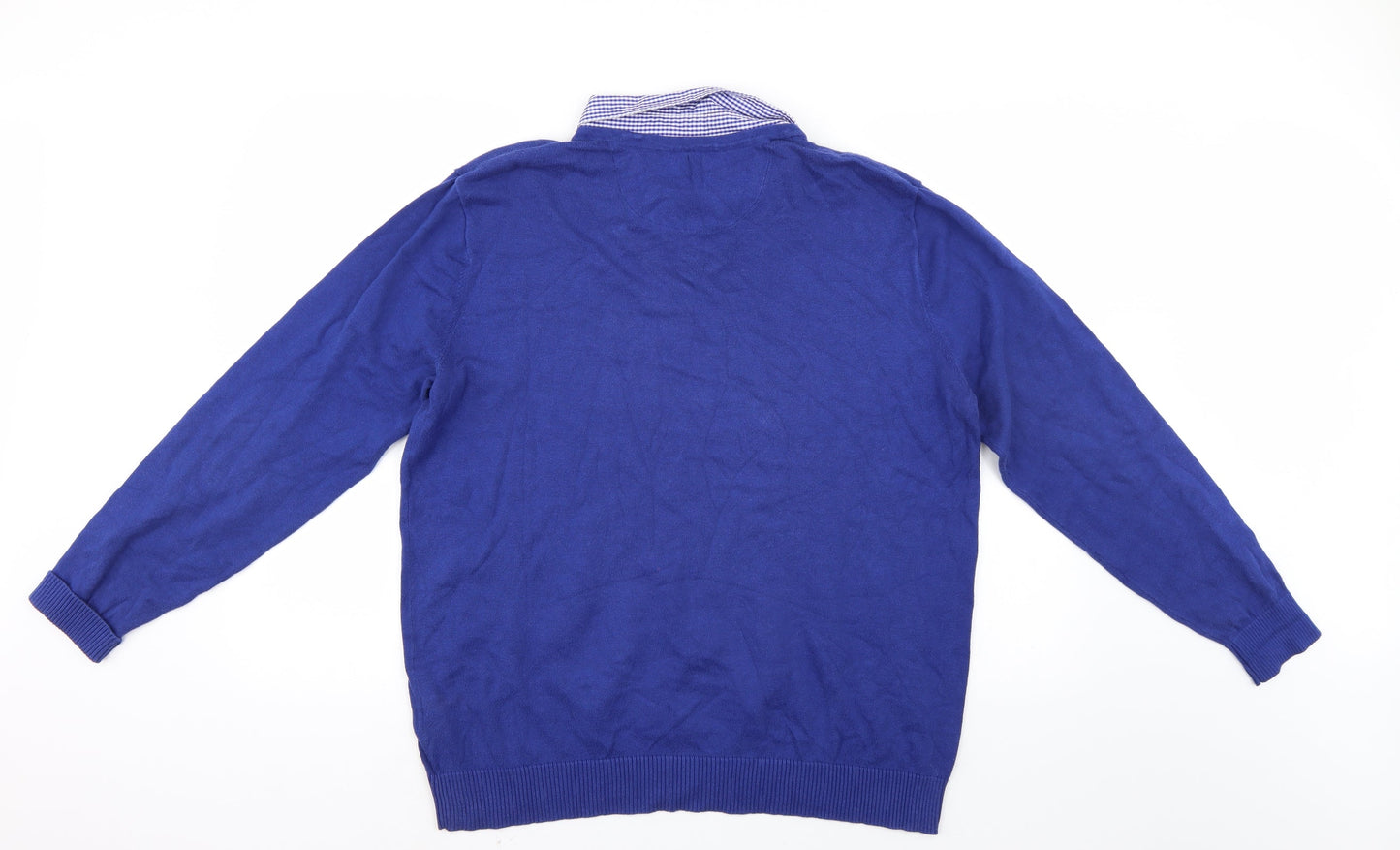 BHS Mens Blue   Pullover Jumper Size L