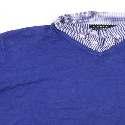 BHS Mens Blue   Pullover Jumper Size L