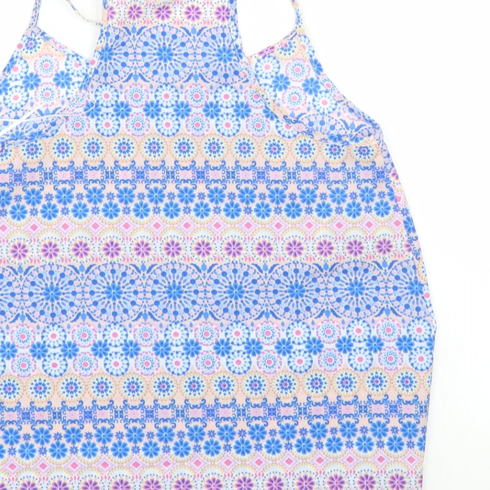Womens UK Size 8 New Look Multicoloured Basic Blouse