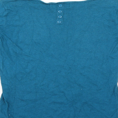 Next Womens Blue   Pullover Jumper Size 6