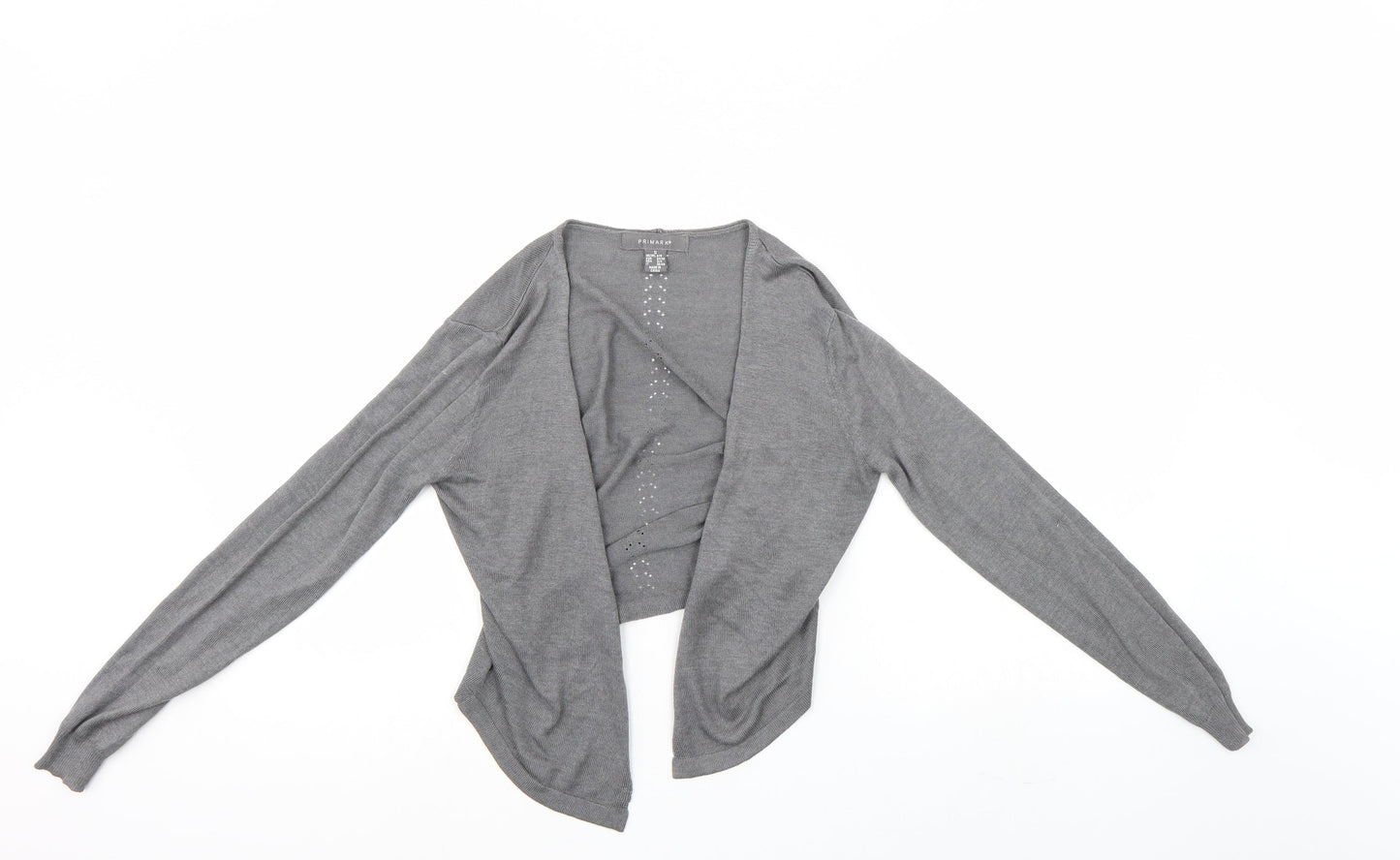 Primark Womens Grey   Cardigan Jumper Size 6