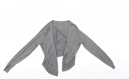 Primark Womens Grey   Cardigan Jumper Size 6