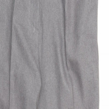 Womens UK Size 16 Preworn Regular Fit  Grey Trousers
