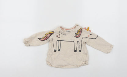 F&F Baby Ivory   Pullover Jumper Size 9-12 Months