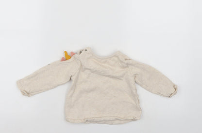 F&F Baby Ivory   Pullover Jumper Size 9-12 Months