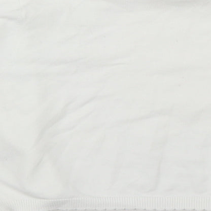 Tu Womens White   Cardigan Jumper Size 10