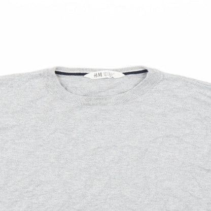 H&M Girls Grey   Pullover Jumper Size 13-14 Years