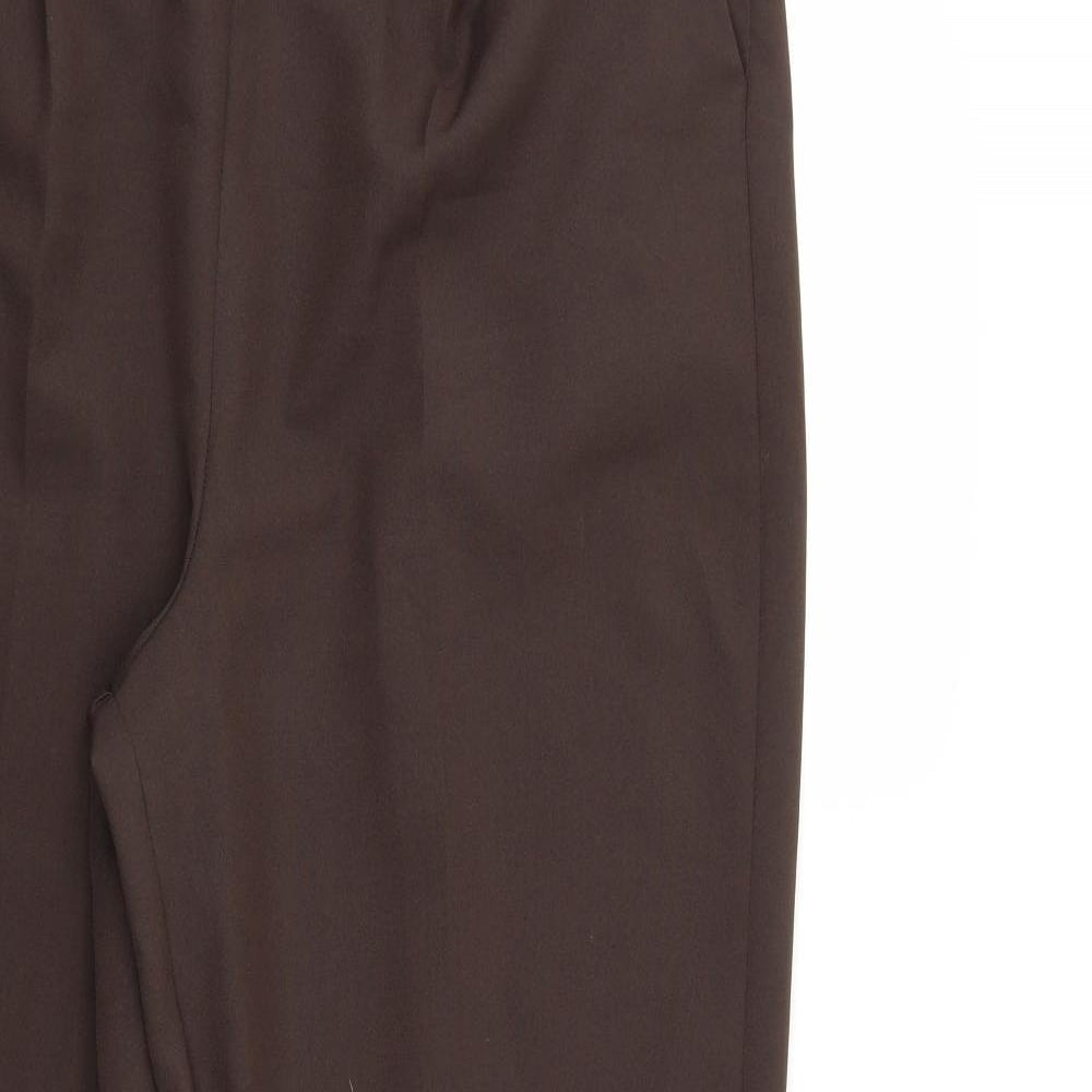 Womens UK Size 20 BM Regular Fit  Brown Trousers