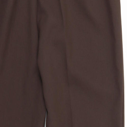 Womens UK Size 20 BM Regular Fit  Brown Trousers