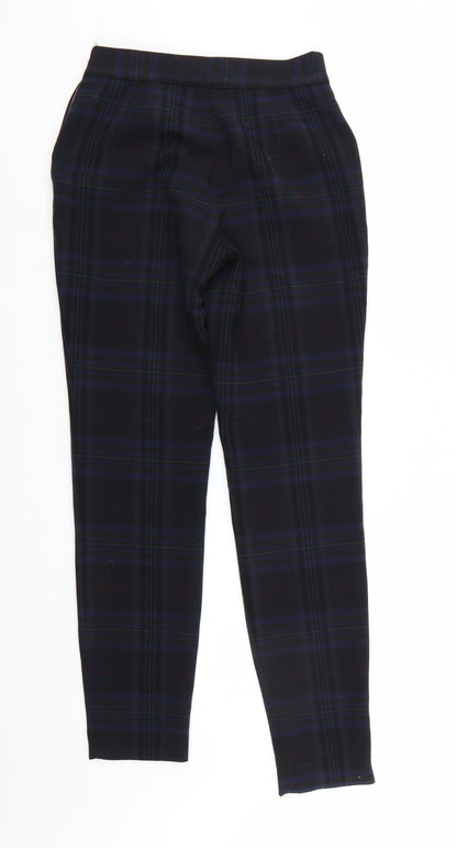 Womens UK Size 4 Zara Regular Fit  Multicoloured Trousers