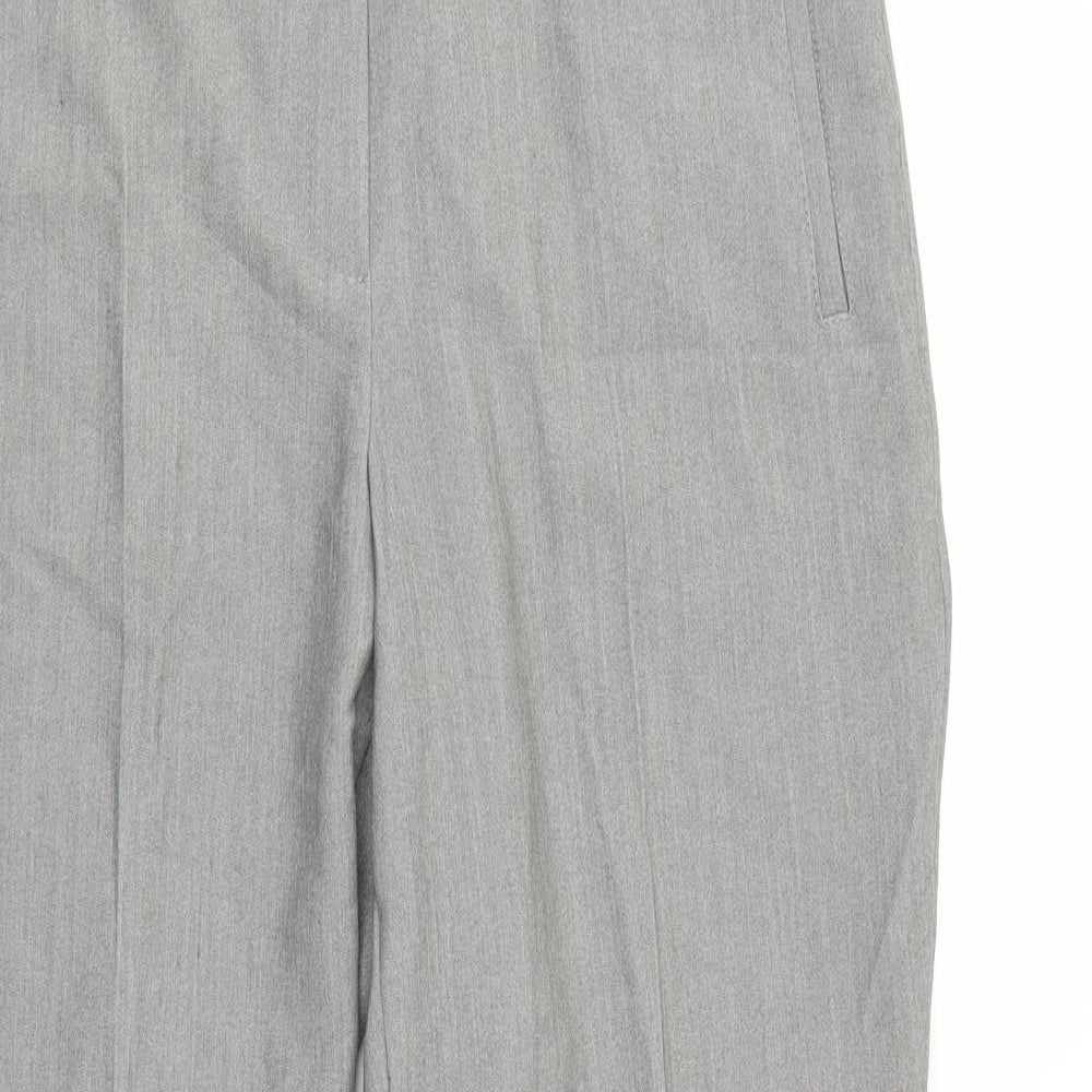 M&S Womens Grey   Trousers  Size 14 L26 in
