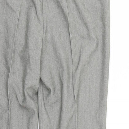 M&S Womens Grey   Trousers  Size 14 L26 in