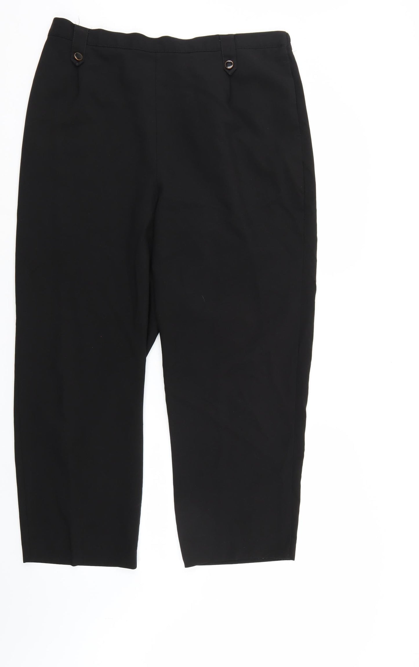 Womens UK Size 18 BM Regular Fit  Black Trousers