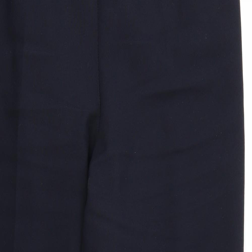 Womens UK Size 14 Sarah Hamilton Regular Fit  Blue Trousers