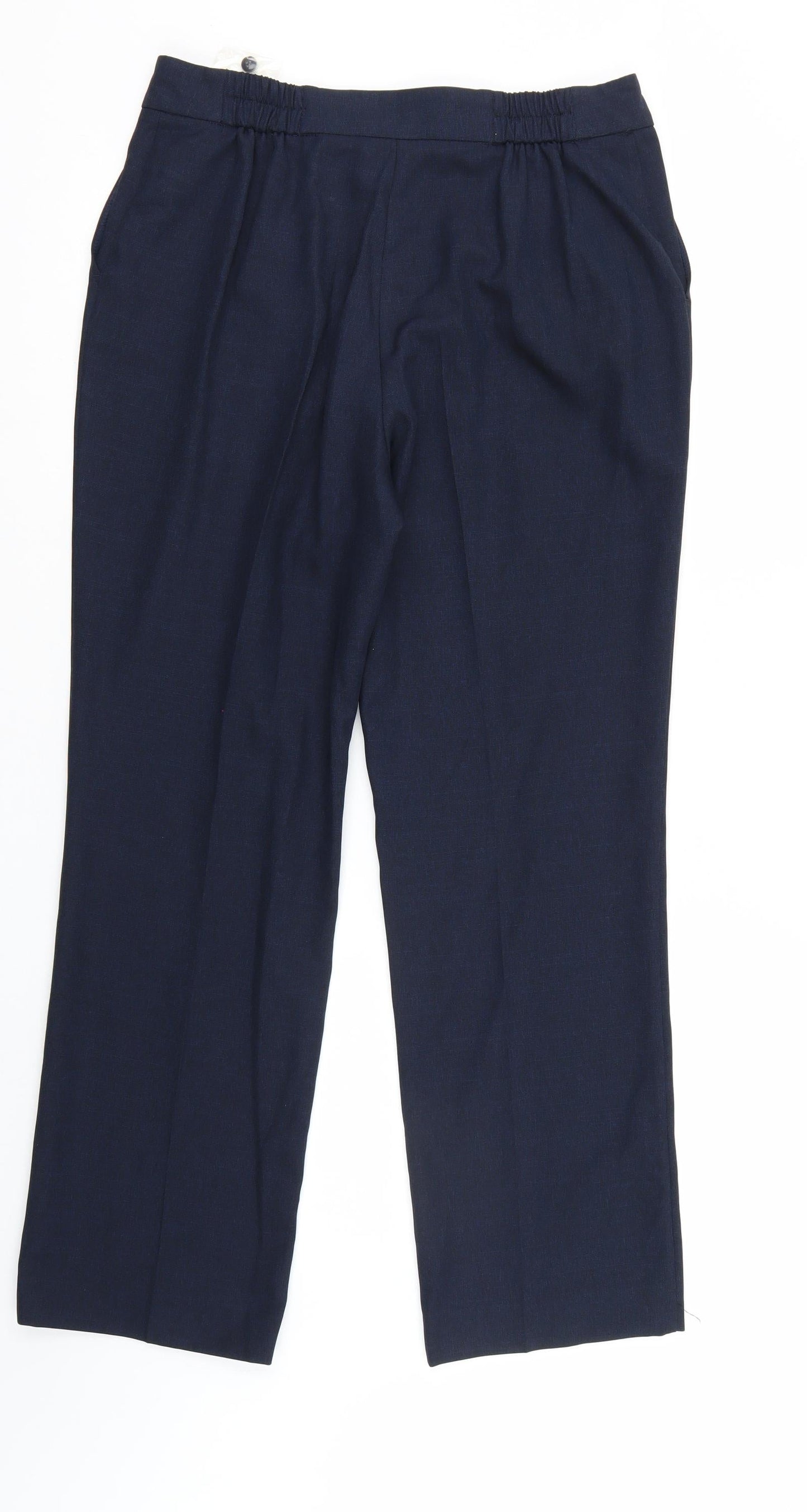 Profie Womens Blue   Trousers  Size 10 L28 in