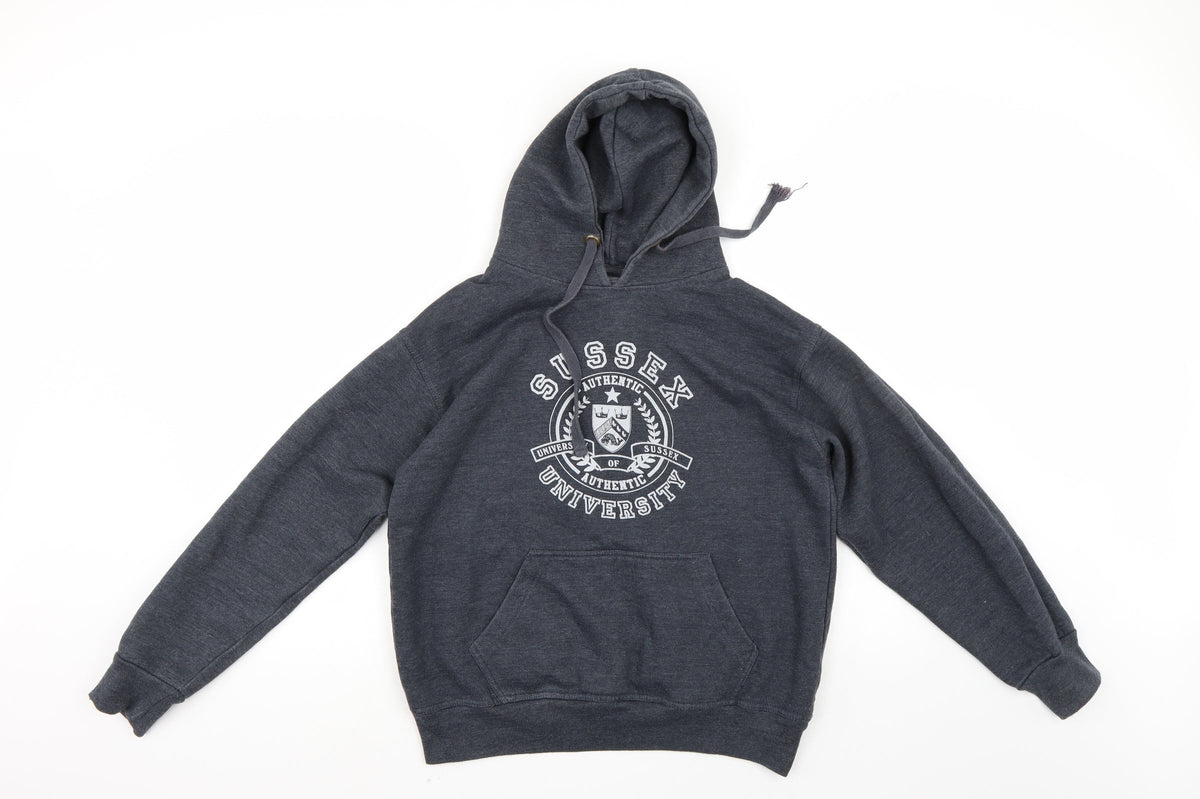 Wrap Mens Blue   Pullover Hoodie Size M