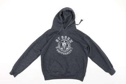 Wrap Mens Blue   Pullover Hoodie Size M