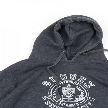 Wrap Mens Blue   Pullover Hoodie Size M