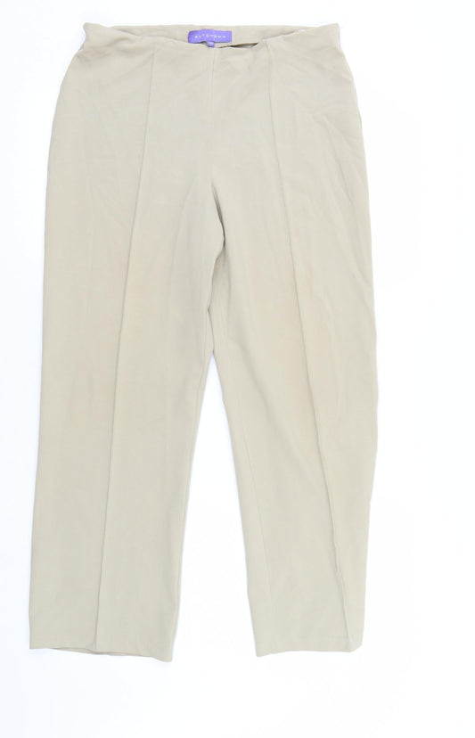 Autonomy Womens Ivory   Trousers  Size 10 L26 in