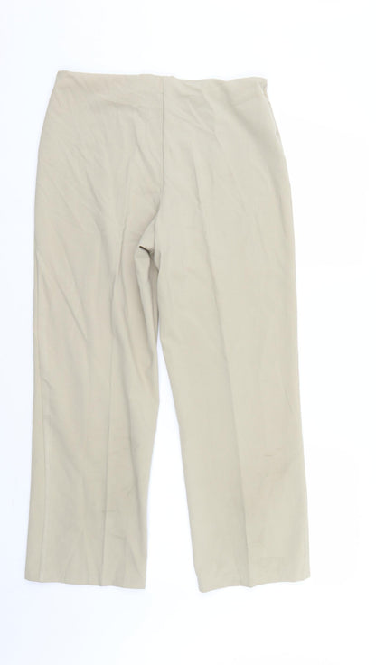Autonomy Womens Ivory   Trousers  Size 10 L26 in