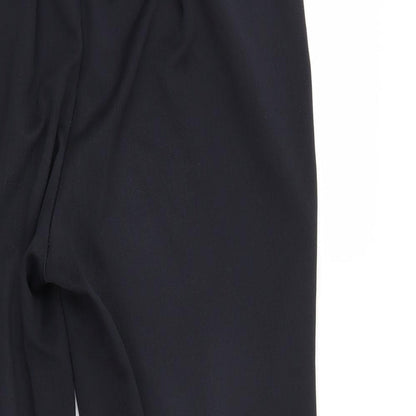 Womens UK Size 16 BM Regular Fit  Black Trousers