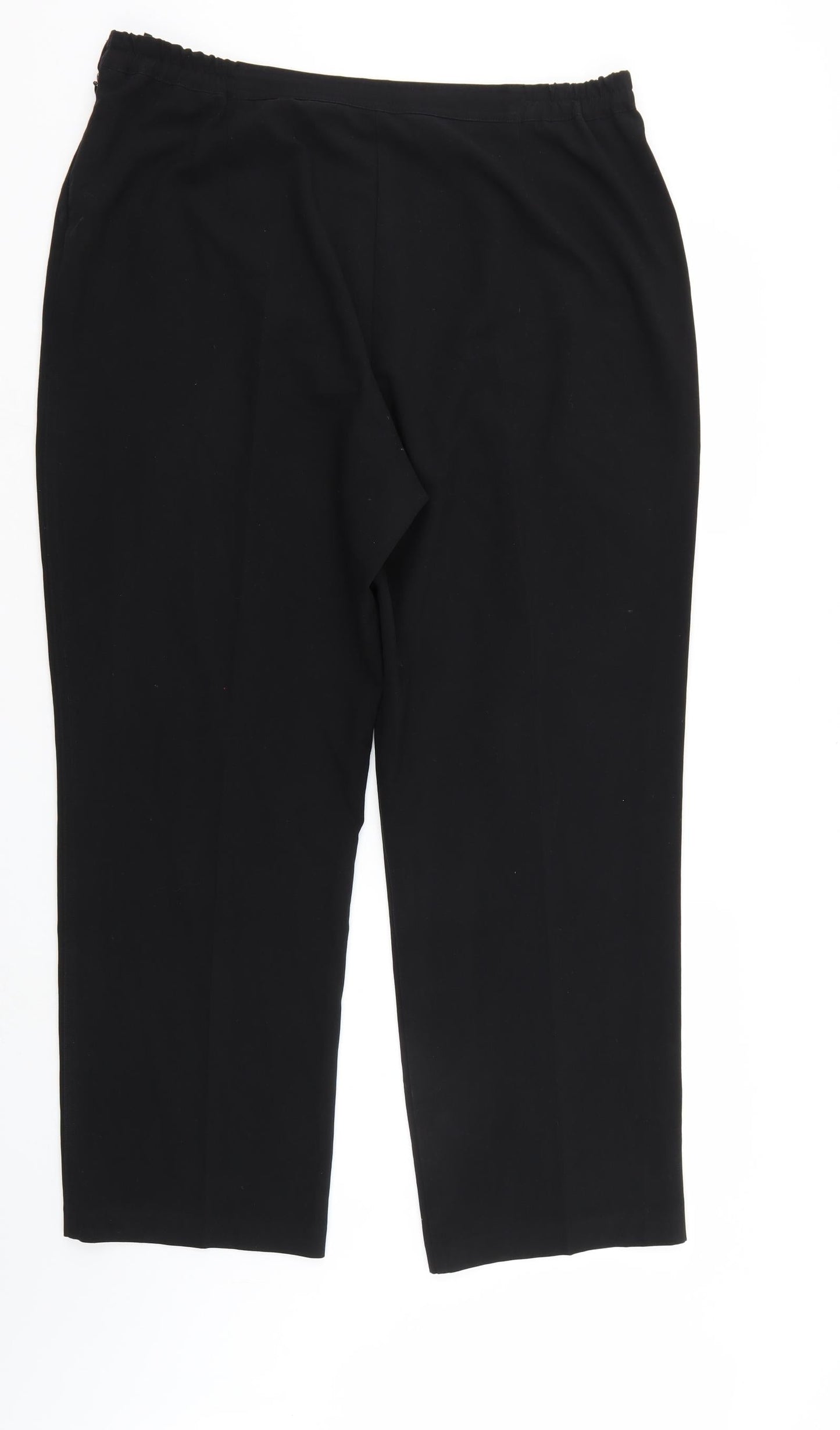 Womens UK Size 18 Bonmarché Regular Fit  Black Trousers