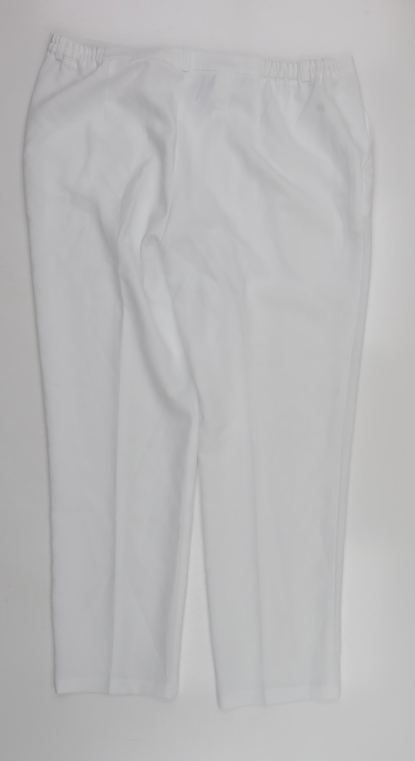 Womens UK Size 20 Afibel Regular Fit  White Trousers