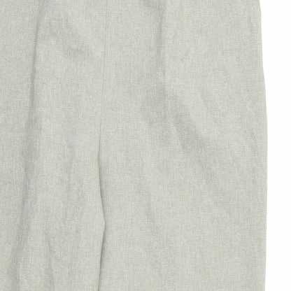 Womens UK Size 18 Classic Regular Fit  Green Trousers