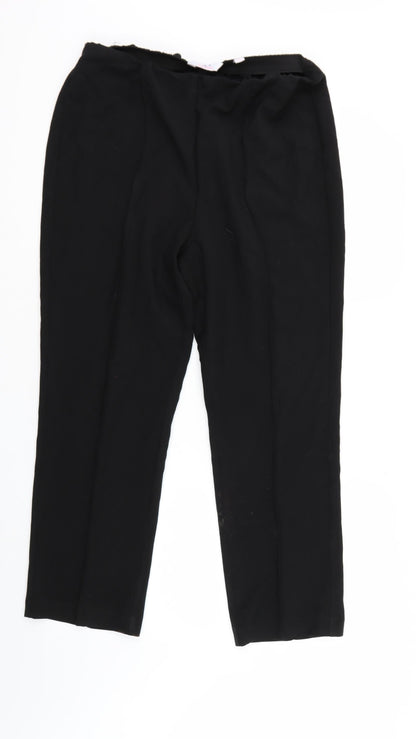 Womens UK Size 14 Julipa Regular Fit  Black Trousers