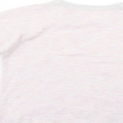 Tu Girls Pink   Pullover Jumper Size 12 Years