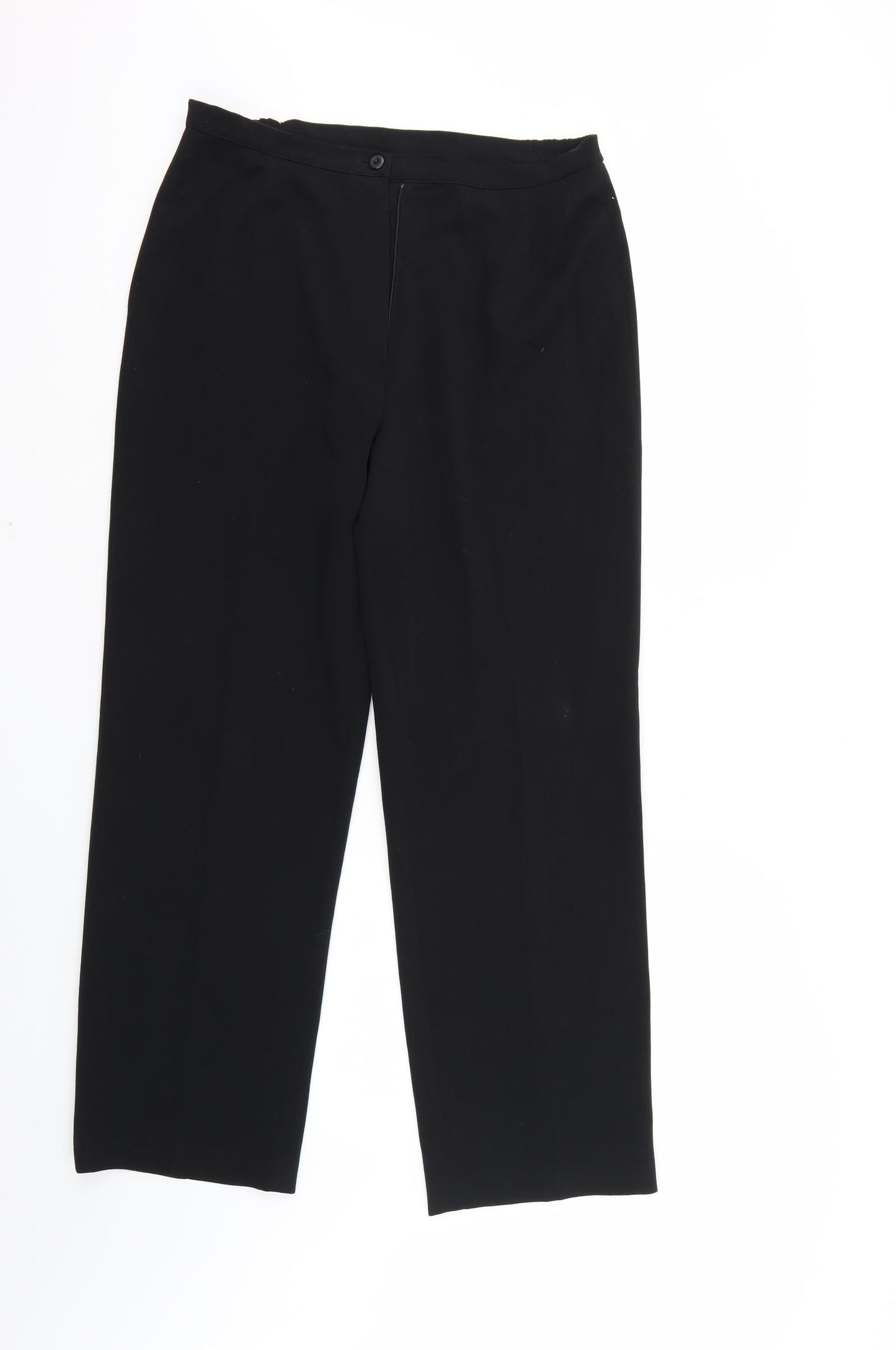 Womens UK Size 12 Paul Seperates Regular Fit  Black Trousers